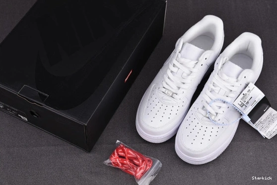 Air 1 Force Supreme Low Nike White CU9225-100 0909